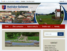 Tablet Screenshot of hutisko-solanec.eu